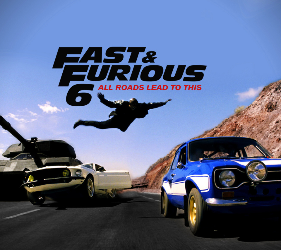 Fast and furious 6 Trailer wallpaper 960x854
