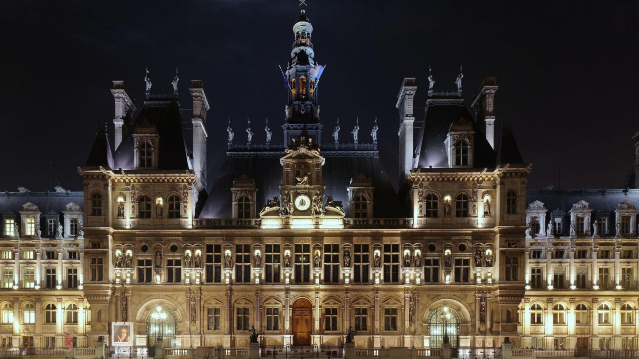 Das Hotel de Ville - Paris Wallpaper 1280x720