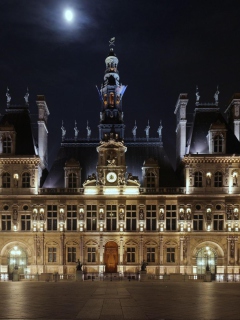 Обои Hotel de Ville - Paris 240x320