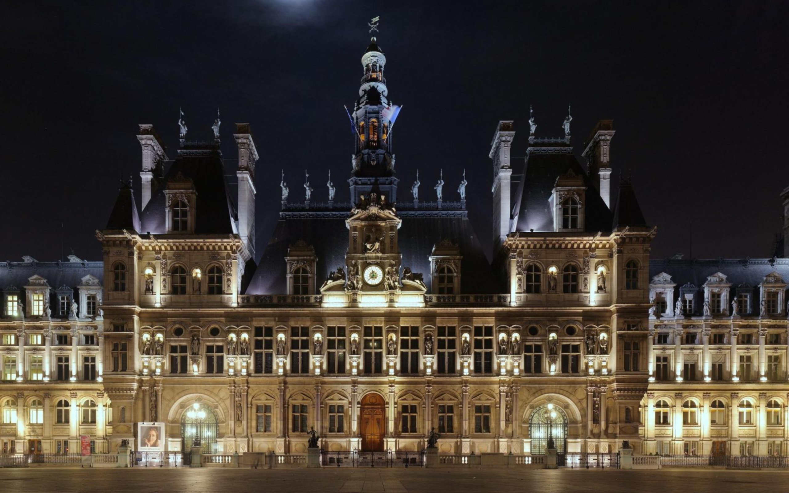 Screenshot №1 pro téma Hotel de Ville - Paris 2560x1600