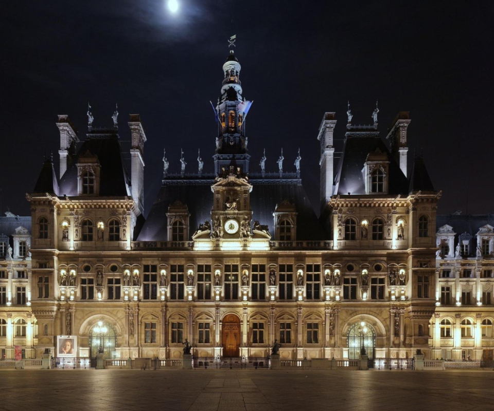 Das Hotel de Ville - Paris Wallpaper 960x800