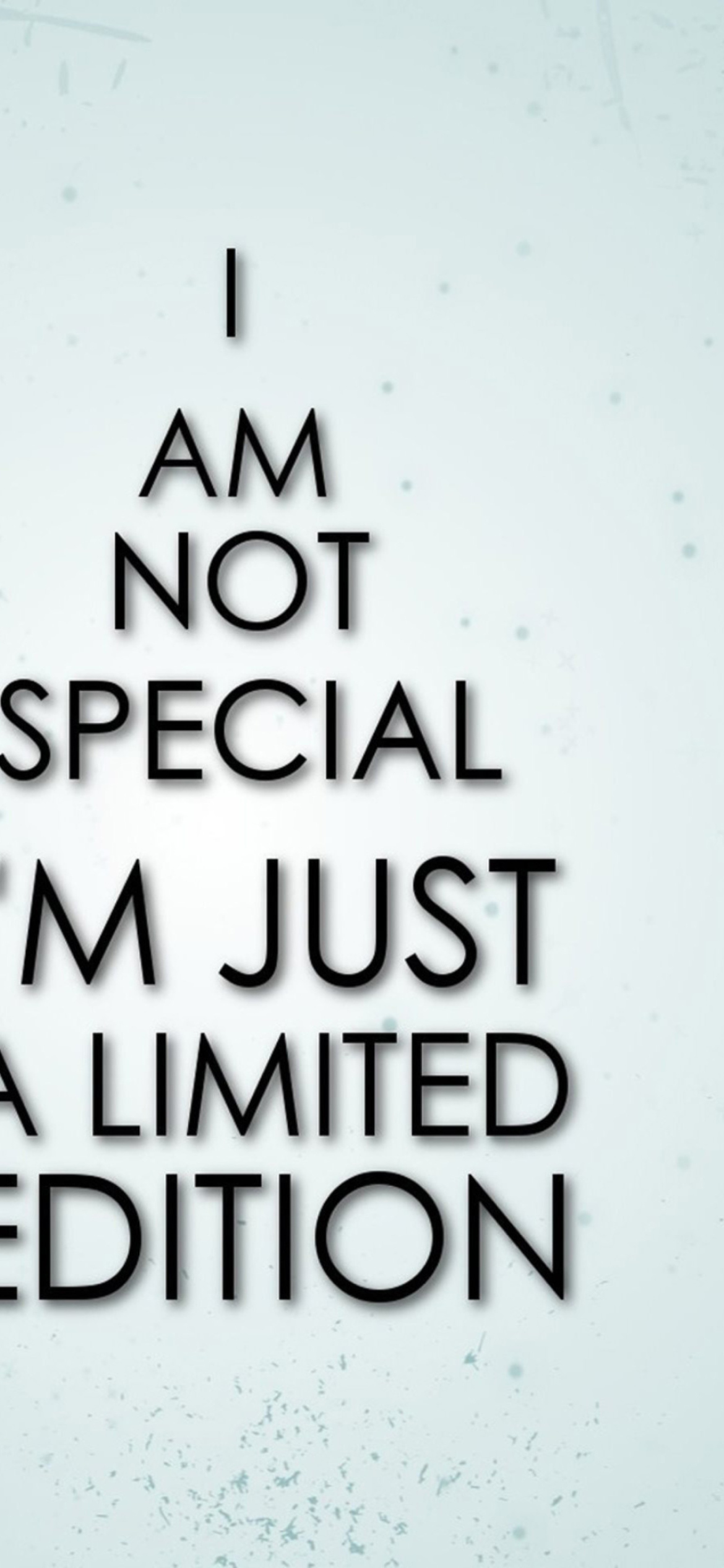 I Am Limited Edition wallpaper 1170x2532
