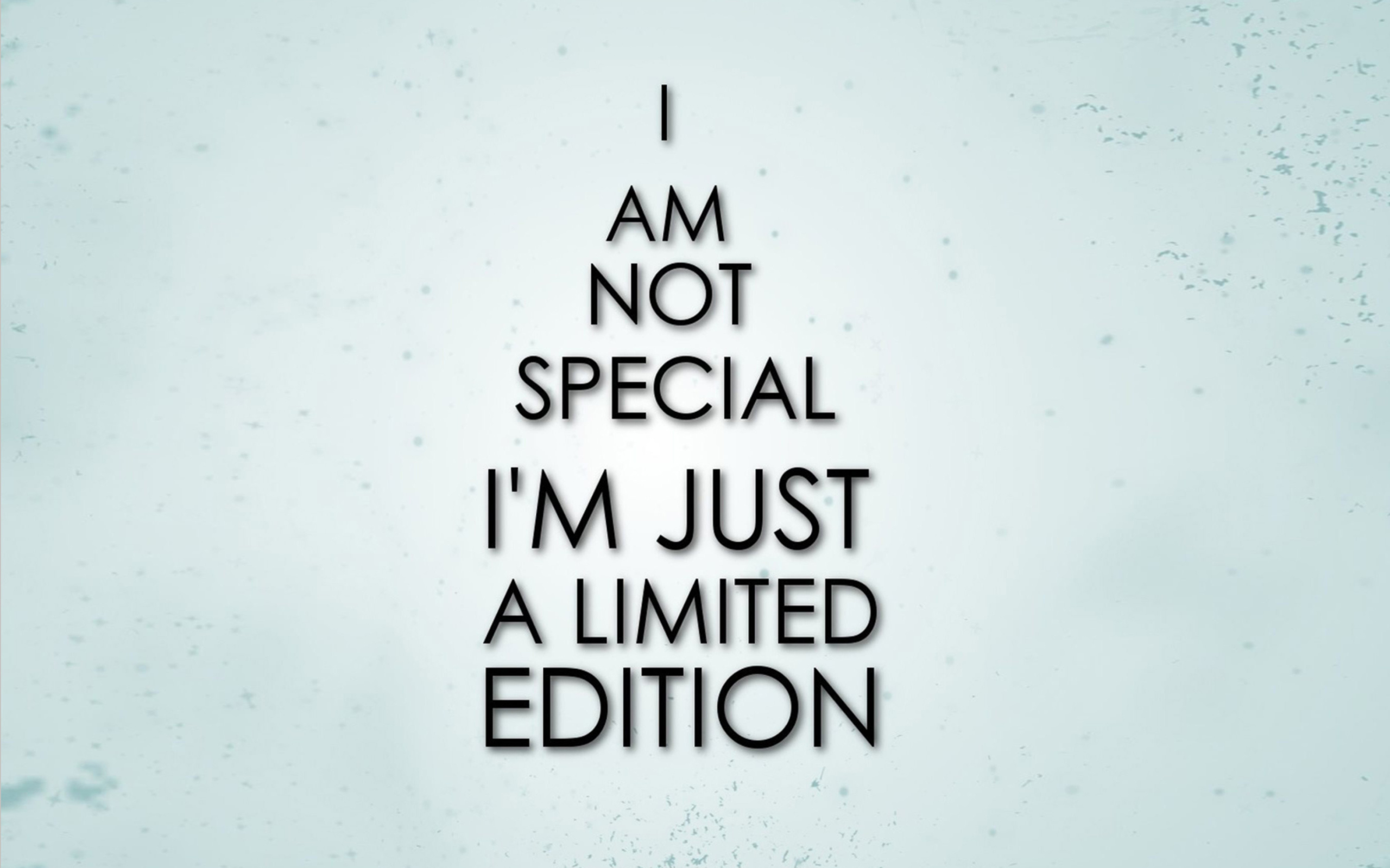 Обои I Am Limited Edition 2560x1600