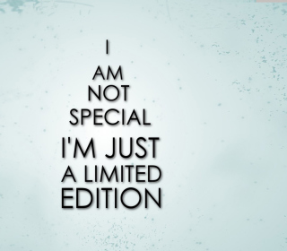 I Am Limited Edition - Obrázkek zdarma pro 1024x1024