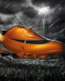 Das Nike Orange Mercurial Vapor Wallpaper 128x160
