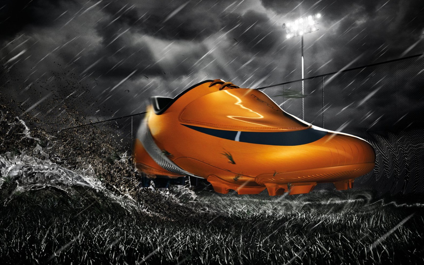 Sfondi Nike Orange Mercurial Vapor 1440x900