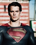 Das Henry Cavill In Man Of Steel Wallpaper 128x160