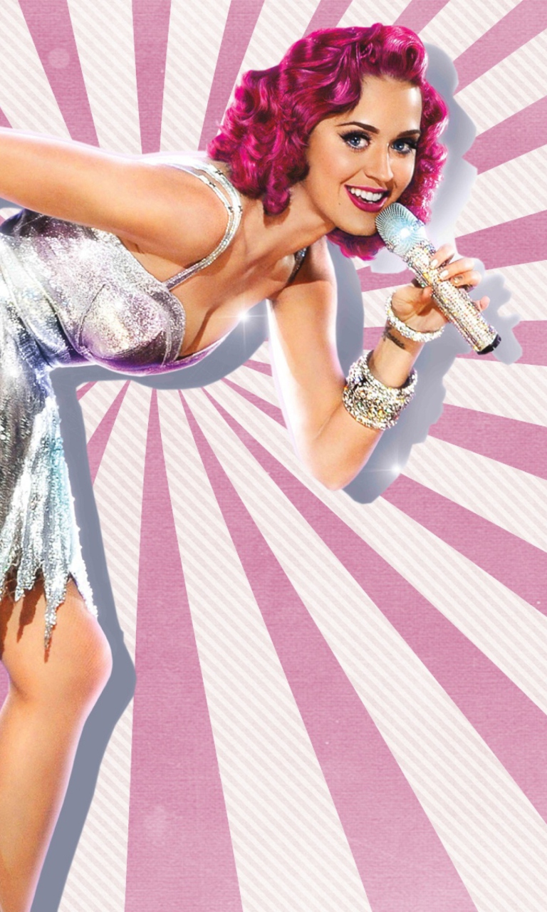 Katy Perry Pin Up Style wallpaper 768x1280