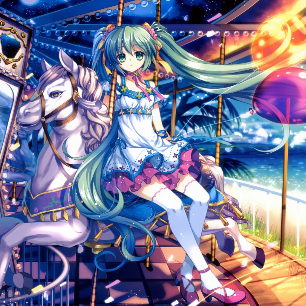 Hatsune Miku, Vocaloid screenshot #1 1024x1024