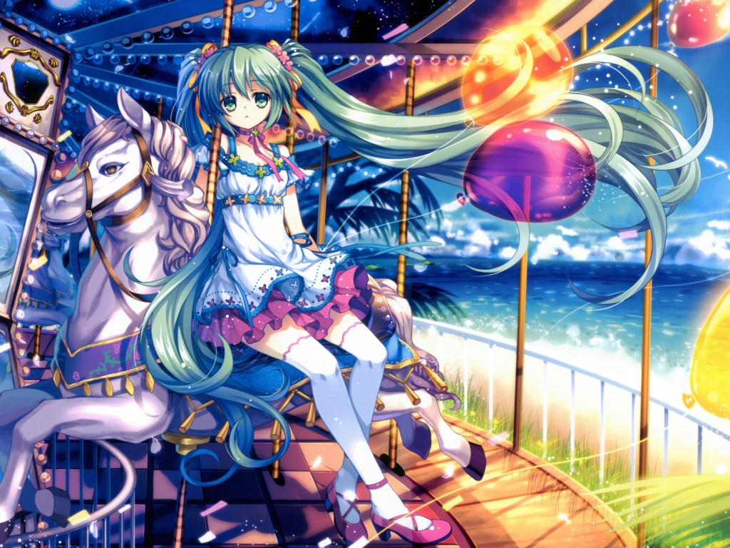 Hatsune Miku, Vocaloid screenshot #1 1024x768