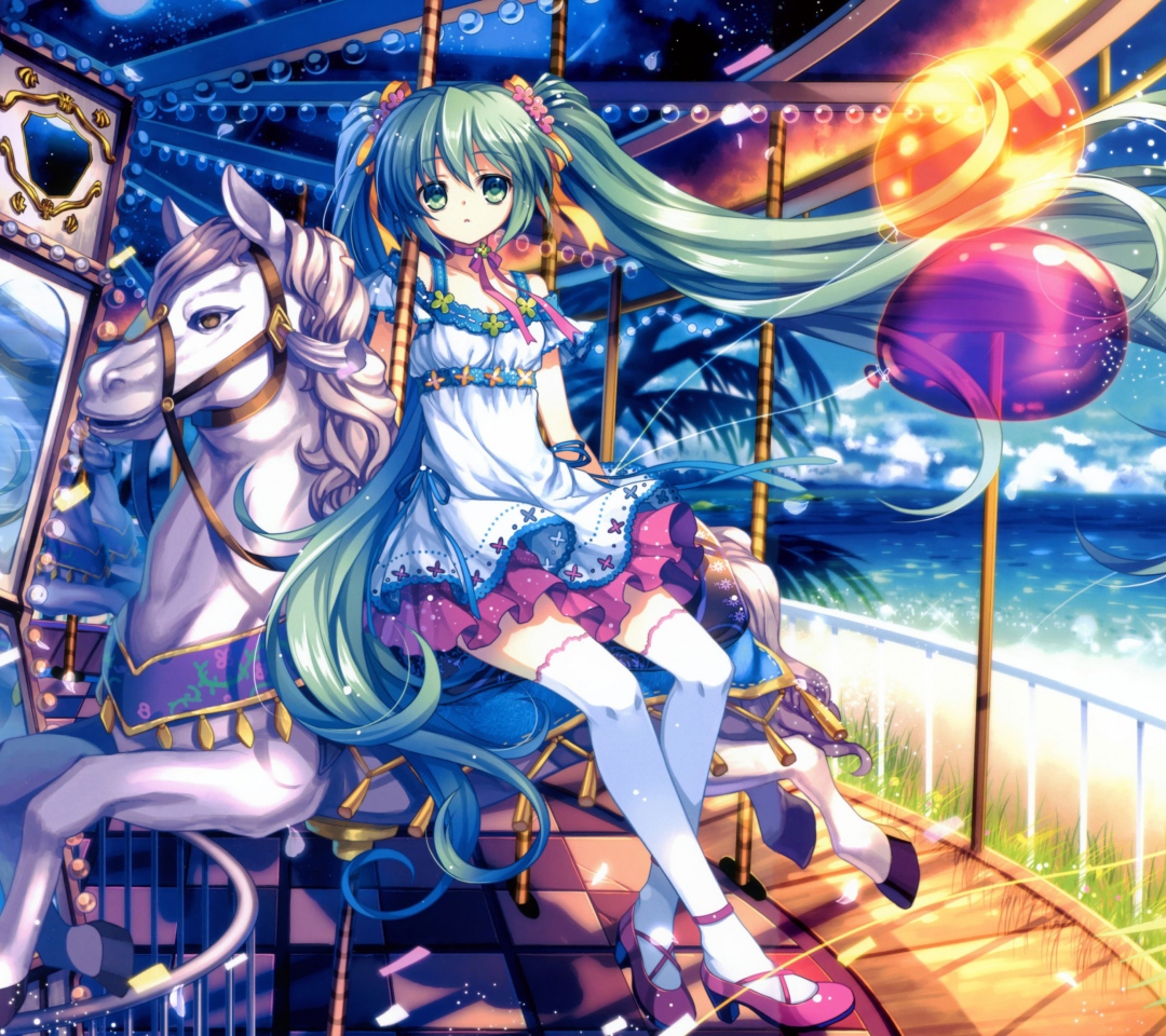 Screenshot №1 pro téma Hatsune Miku, Vocaloid 1080x960