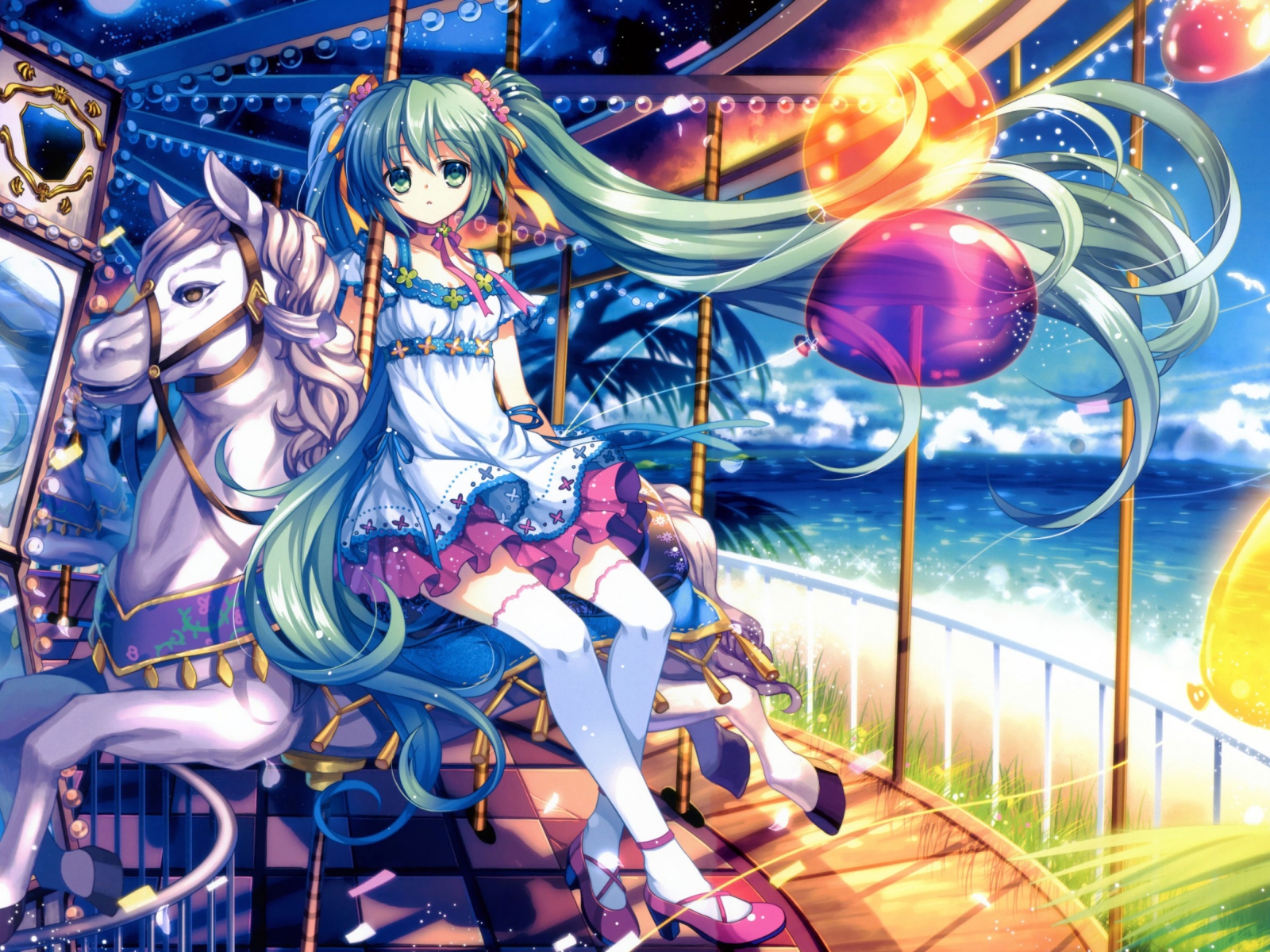 Das Hatsune Miku, Vocaloid Wallpaper 1600x1200