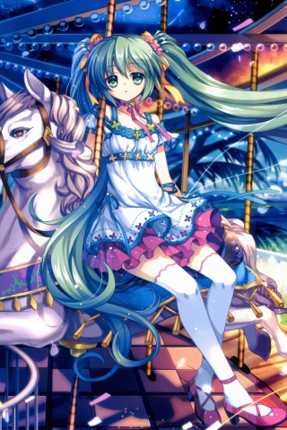 Screenshot №1 pro téma Hatsune Miku, Vocaloid 320x480