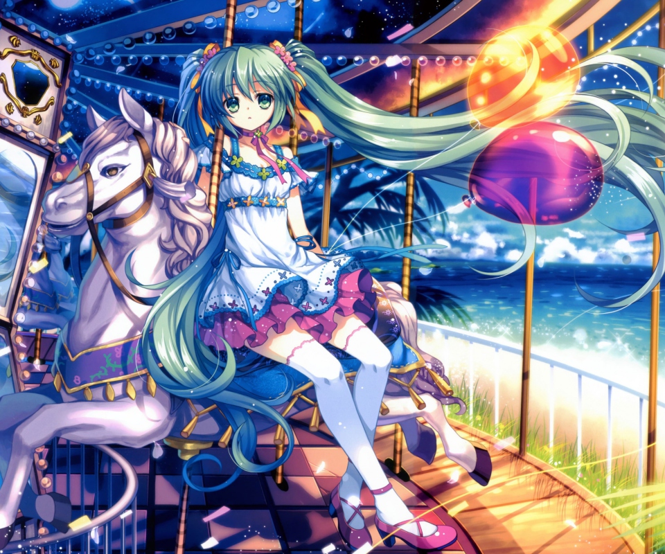 Screenshot №1 pro téma Hatsune Miku, Vocaloid 960x800
