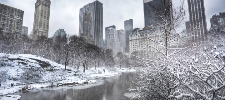 Das Central park - Manhattan Wallpaper 720x320