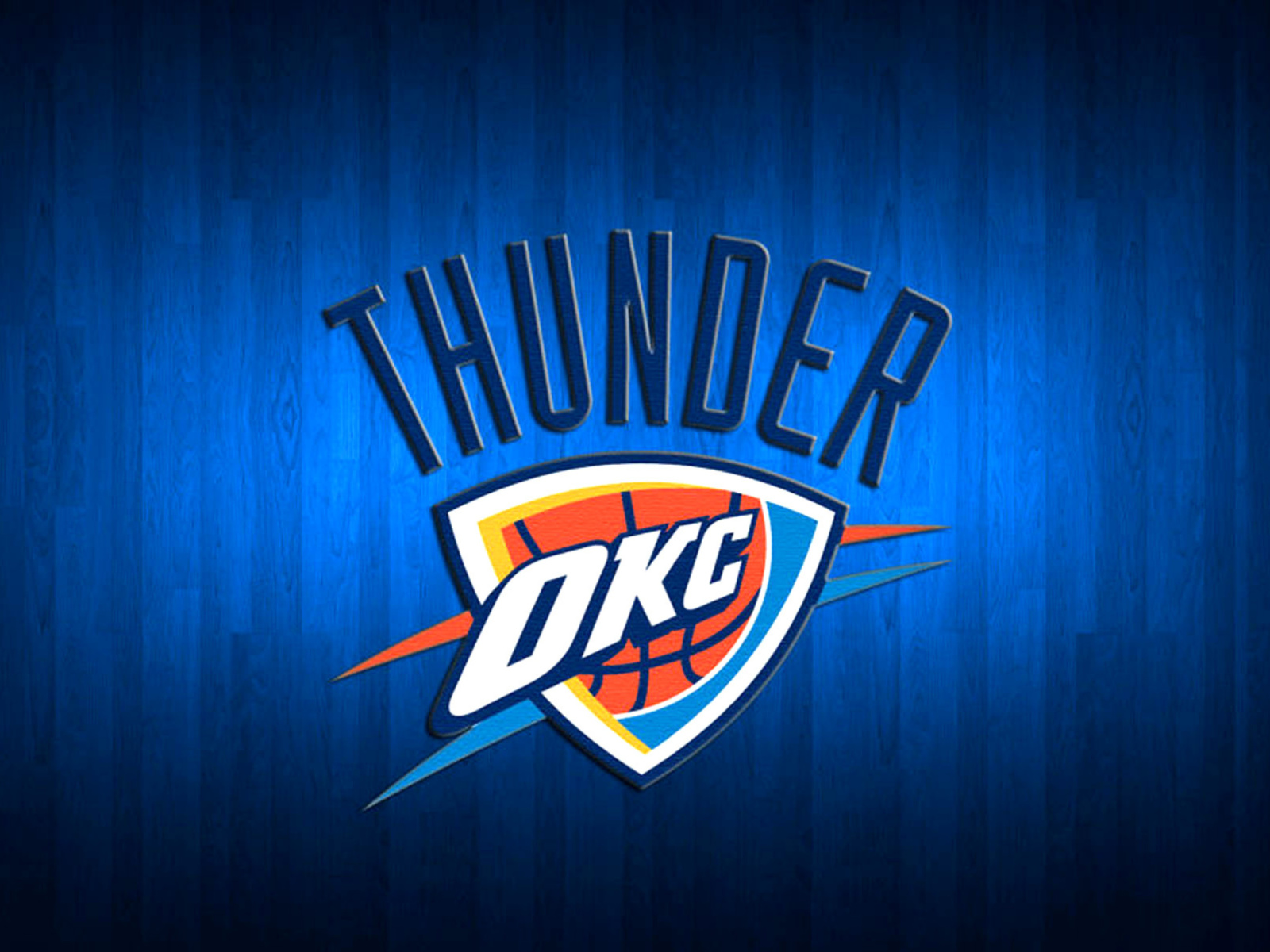 Das Oklahoma City Thunder Wallpaper 1600x1200