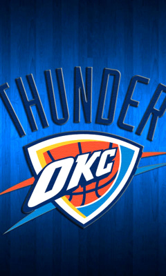 Fondo de pantalla Oklahoma City Thunder 240x400