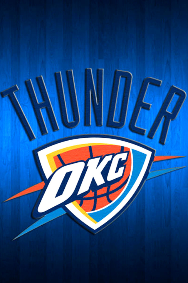 Fondo de pantalla Oklahoma City Thunder 640x960