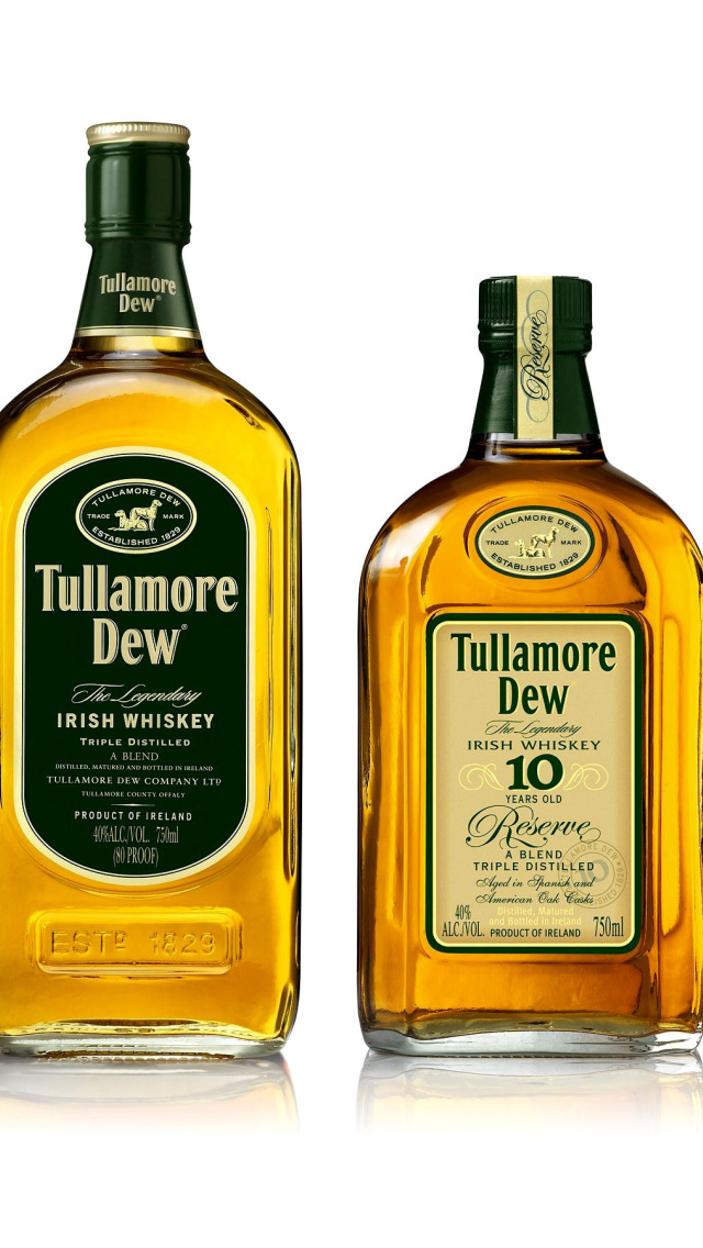 Обои Tullamore DEW Irish Whiskey 640x1136