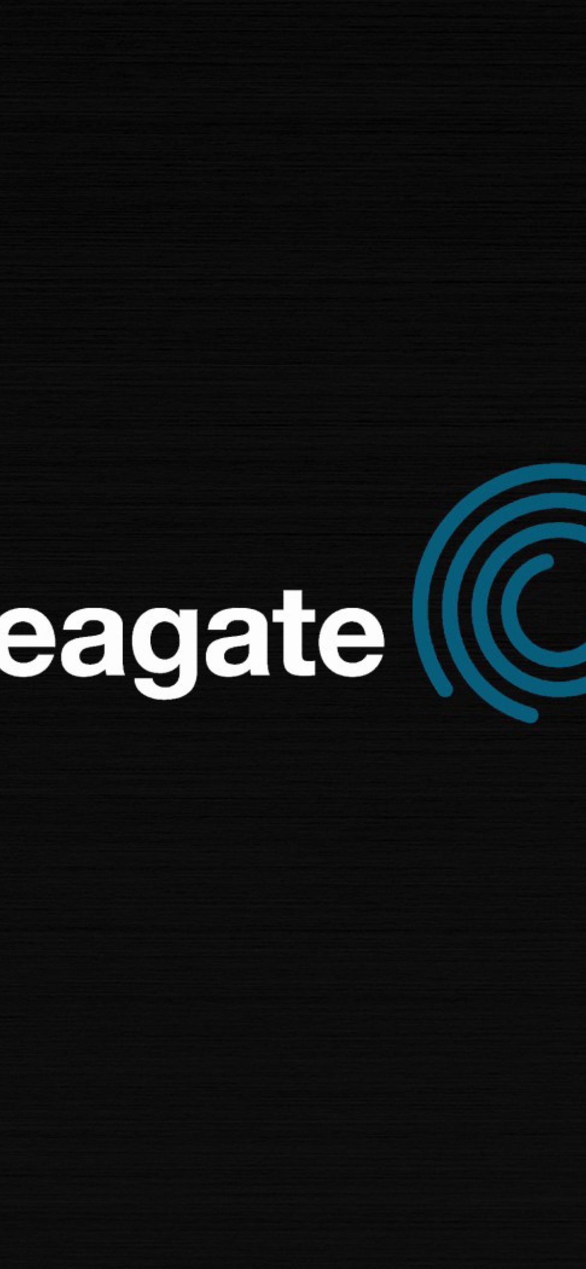 Fondo de pantalla Seagate Logo 1170x2532