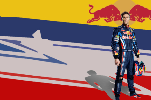 Das Red Bull Racing Wallpaper 480x320