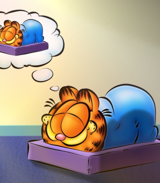 Free Garfield Sleep Picture for Nokia Lumia 925