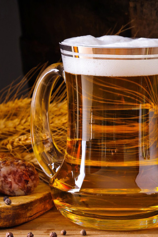 Beer from Homebrewing wallpaper 320x480