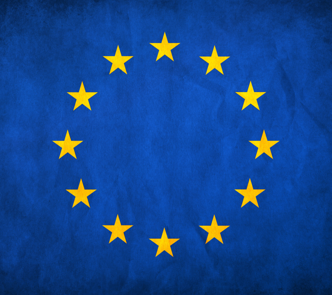Sfondi EU European Union Flag 1080x960
