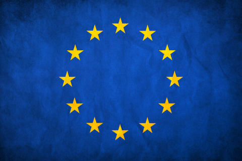 Обои EU European Union Flag 480x320