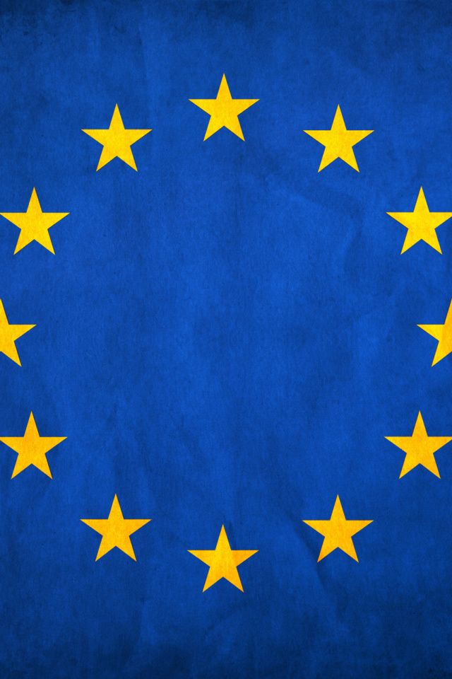 Sfondi EU European Union Flag 640x960