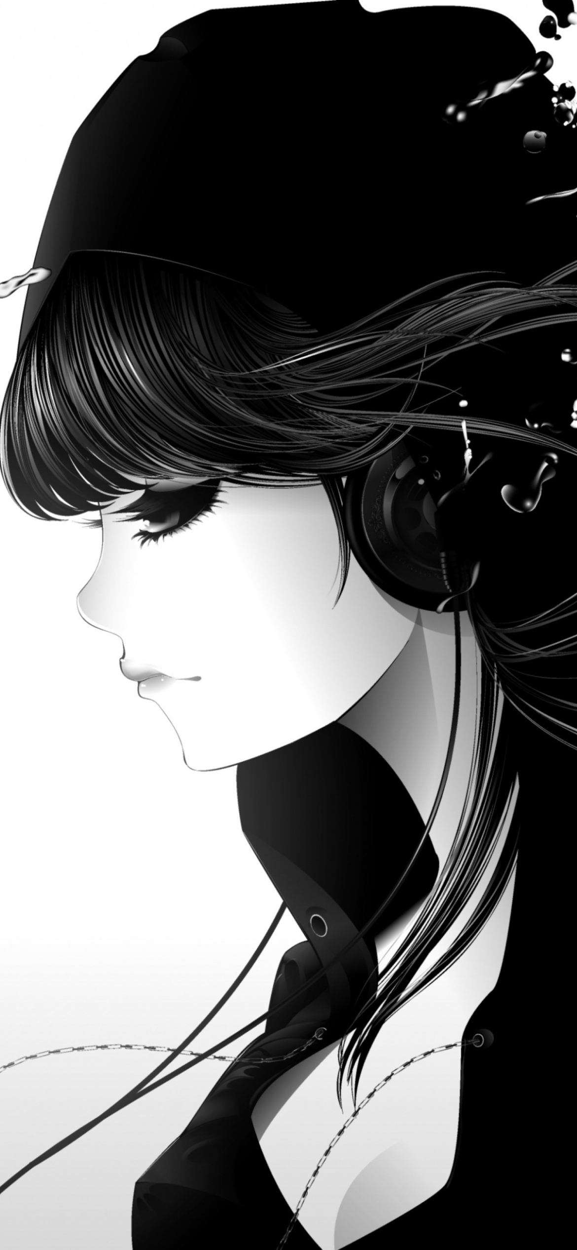 Girl Listening To Music screenshot #1 1170x2532