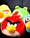 Fondo de pantalla Angry Birds Plush Toy 128x160
