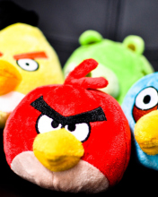 Das Angry Birds Plush Toy Wallpaper 176x220