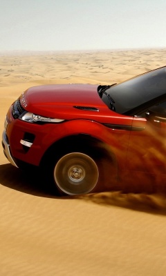 Das Range Rover Evoque Dubai Wallpaper 240x400
