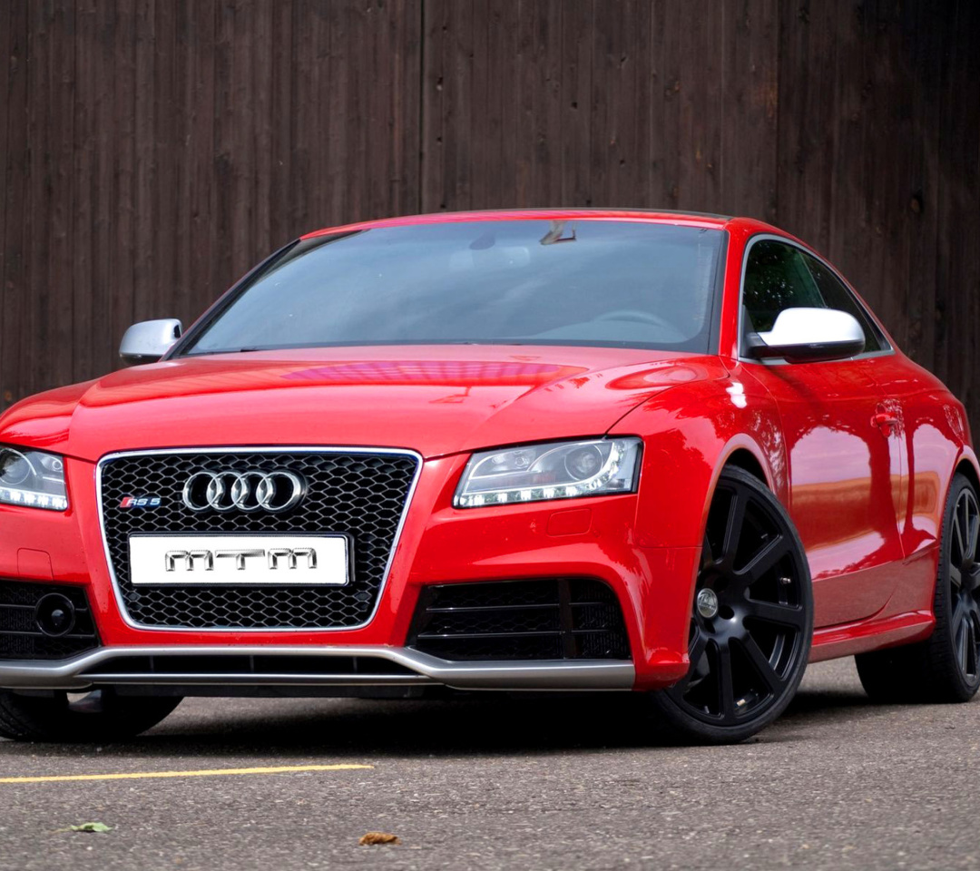Fondo de pantalla Audi RS5 Red 1080x960
