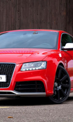 Sfondi Audi RS5 Red 240x400