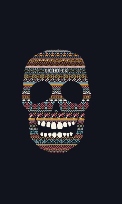 Das Funny Skull Wallpaper 240x400