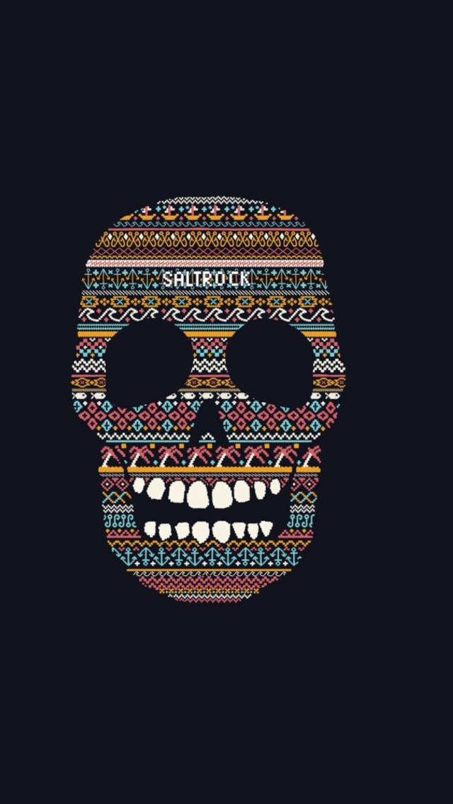 Обои Funny Skull 640x1136