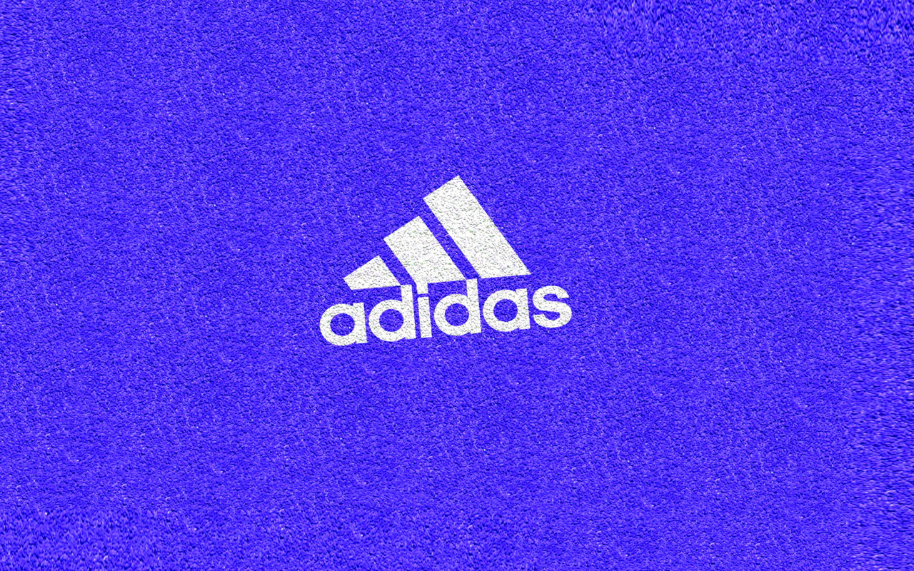 Das Adidas Blue Logo Wallpaper 1280x800