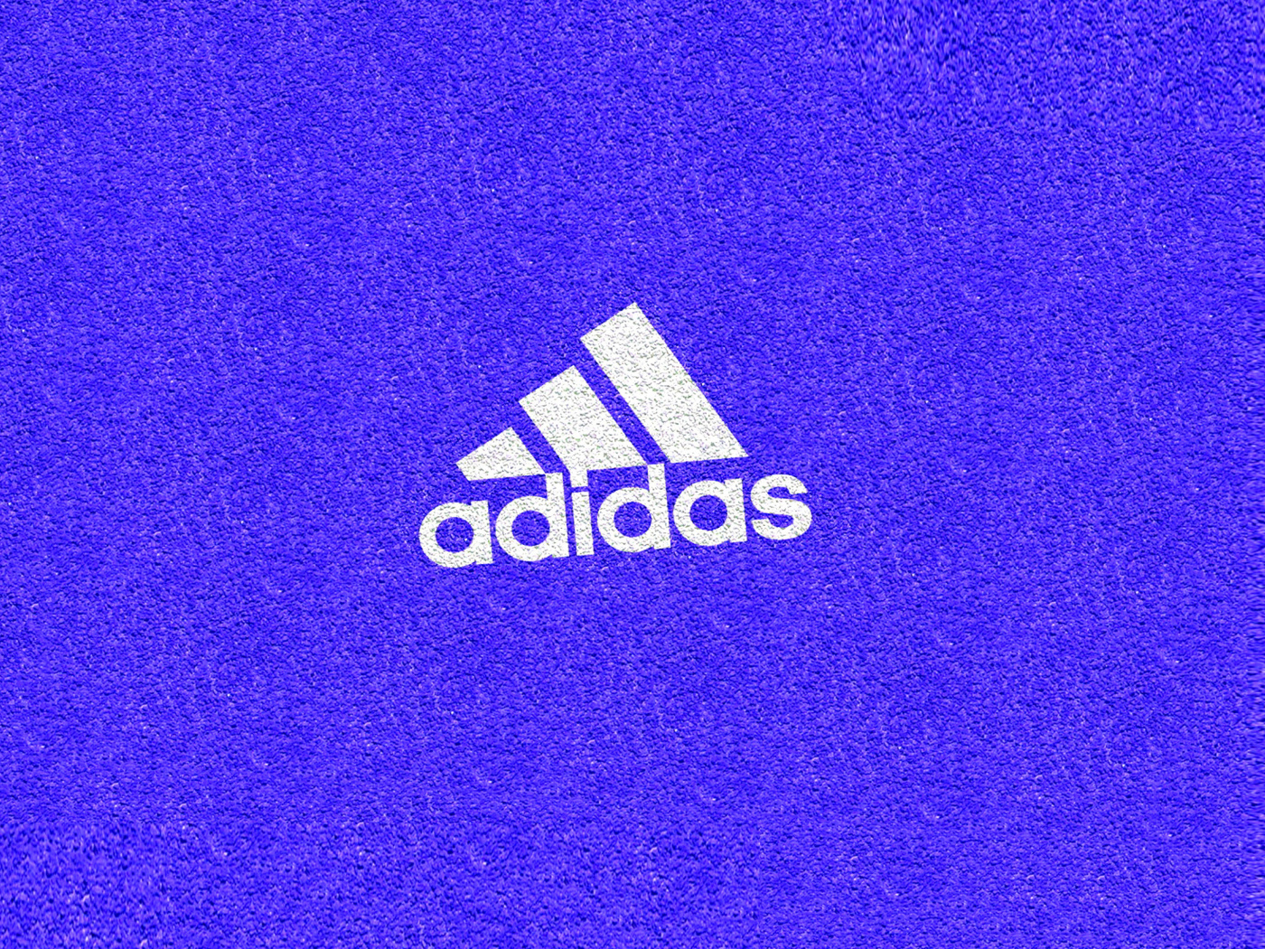 Das Adidas Blue Logo Wallpaper 1400x1050