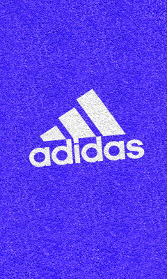 Sfondi Adidas Blue Logo 240x400