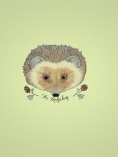 Hedgehog wallpaper 240x320