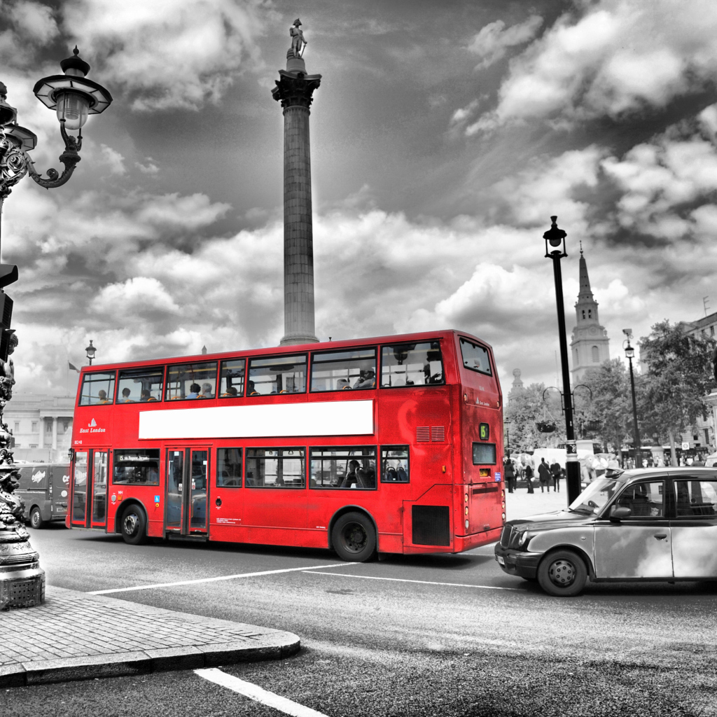 Обои Trafalgar Square London 1024x1024