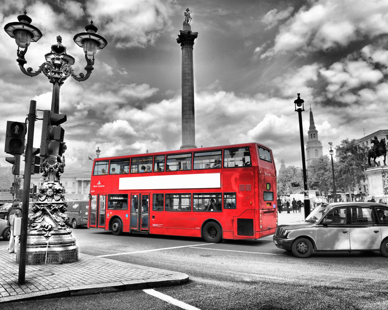 Das Trafalgar Square London Wallpaper 1280x1024