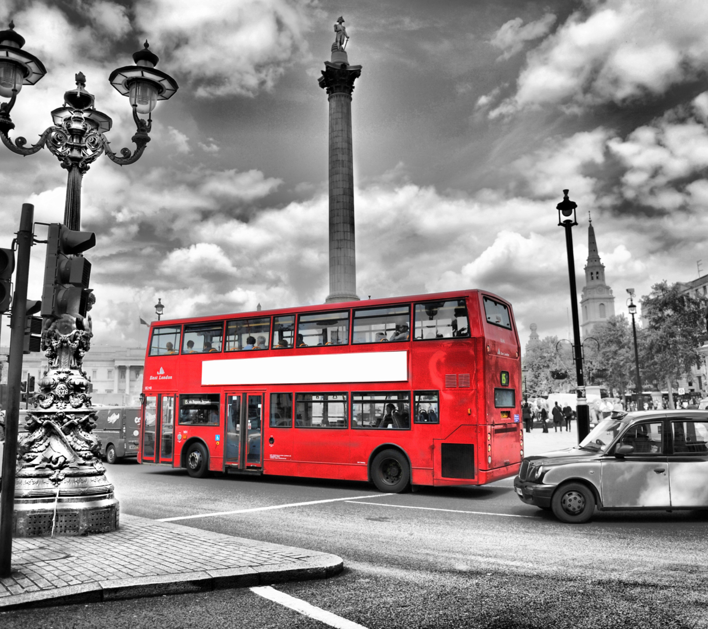 Fondo de pantalla Trafalgar Square London 1440x1280
