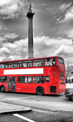 Fondo de pantalla Trafalgar Square London 240x400