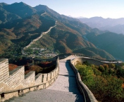 Das Great Wall Of China Wallpaper 176x144