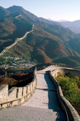 Das Great Wall Of China Wallpaper 320x480