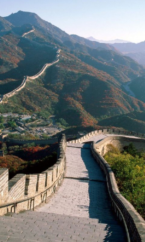 Обои Great Wall Of China 480x800