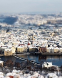 Screenshot №1 pro téma Prague Winter Panorama 128x160